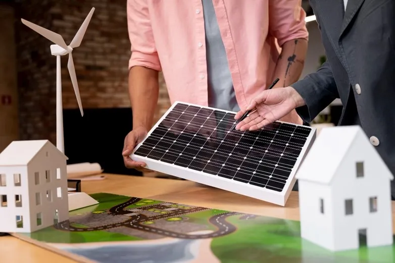 model fotovoltiky pre domácnosti