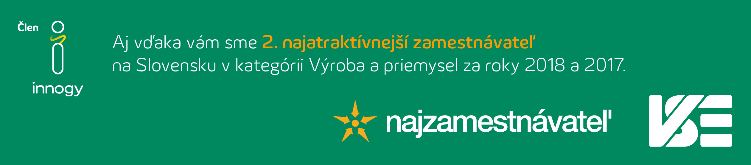 NAJ zamestnávateľ 2017 VSE