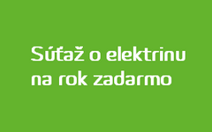 Výhercovia súťaže o elektrinu na rok zadarmo obrázok Súťaž o elektrinu na rok zadarmo