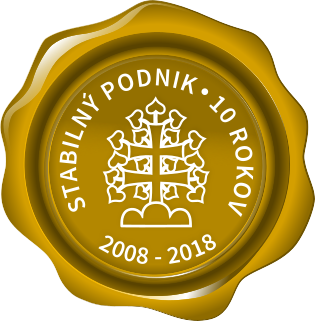 pečať Stabilný podnik 2018